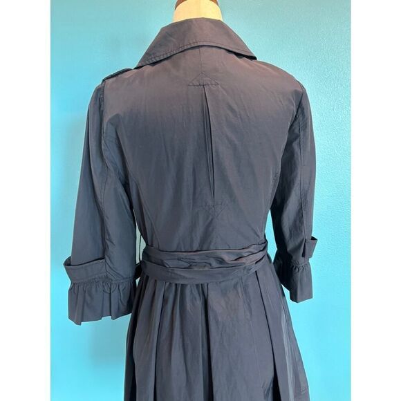 Darling! Plastic Island Double-Breasted Jacket Coat Lightweight Pockets Belt S - Picture 5 of 11